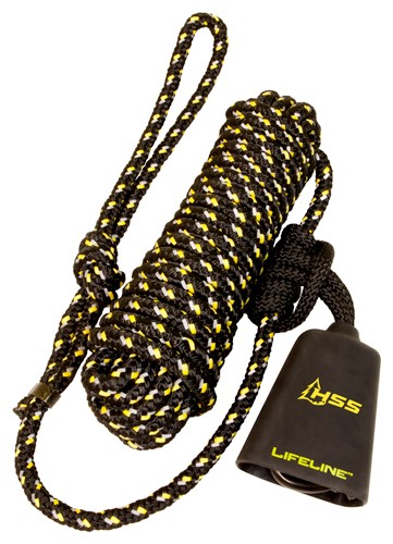 Hunter Safety System 30' Lifeline with Cowbell Dampener and Carabiner