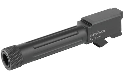 AlphaWolf 9MM Salt Bath Nitride Threaded Fluted Barrel Fits Glock 27/33 AW-279TH