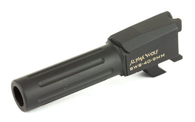AlphaWolf 9MM 3.1" Salt Bath Nitride 40-9 Conversion Barrel Fits S&W Shield AW-SWS409N