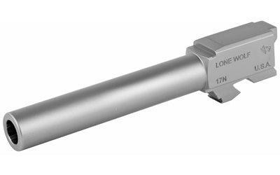 Lone Wolf AlphaWolf LWD-17N Glock 17 Replacement Barrel, 9mm, 4.49", Stainless Steel Matte Finish