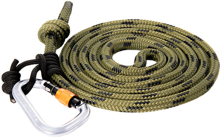 Tethrd Lineman Belt 11mm with 2 Carabiners and Prusik Cord Included