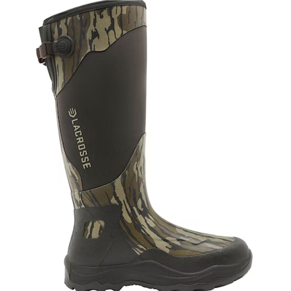 LaCrosse Alpha Agility 17" Waterproof Non-Insulated Neoprene Boot Mossy Oak Bottomland Size 10