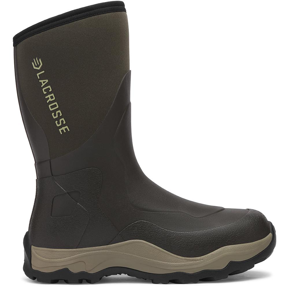 LaCrosse Alpha Agility Waterproof 12" Field Boot Brown Size 13
