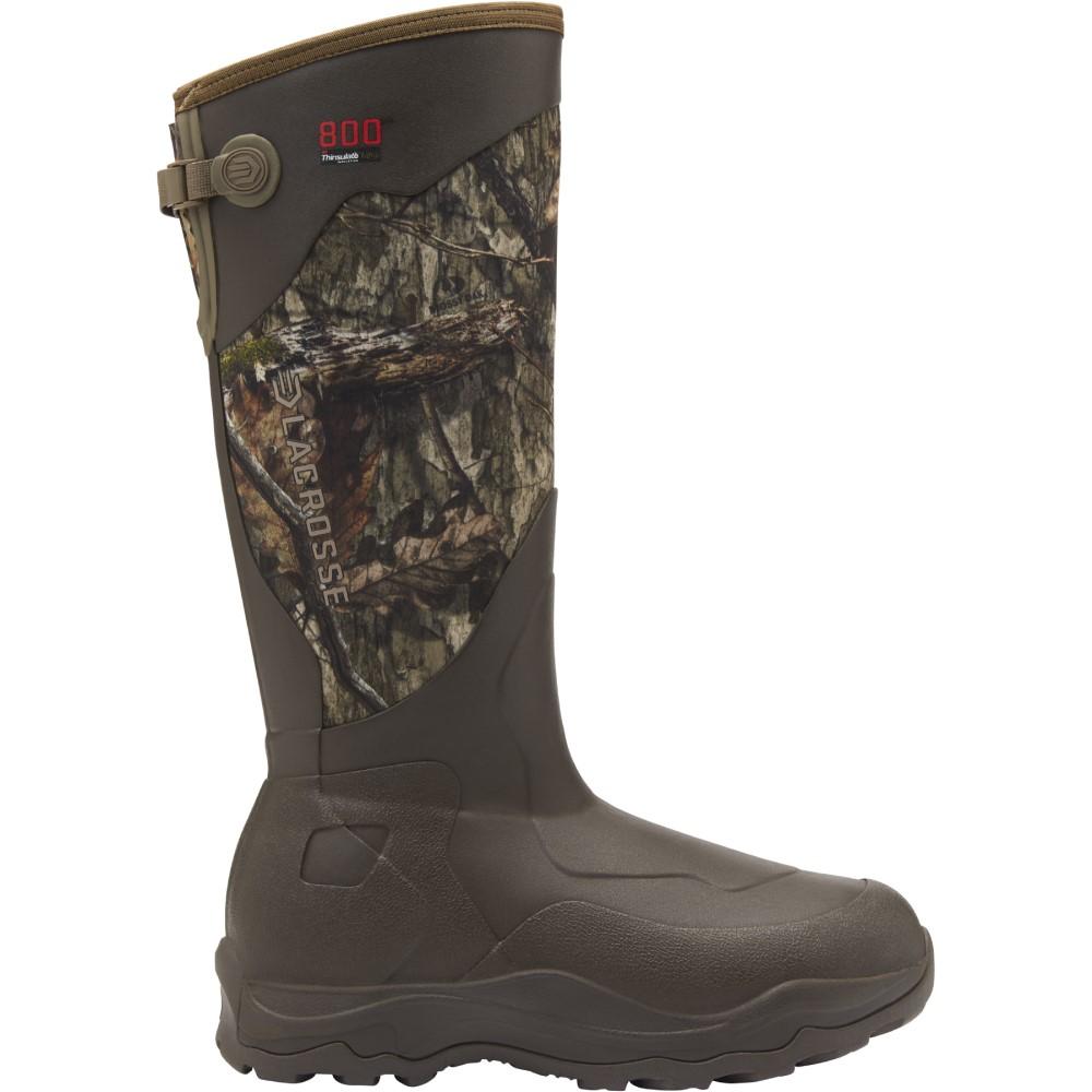 LaCrosse Alpha Agility 800G 17-Inch Waterproof Boot Mossy Oak Country DNA Size 9