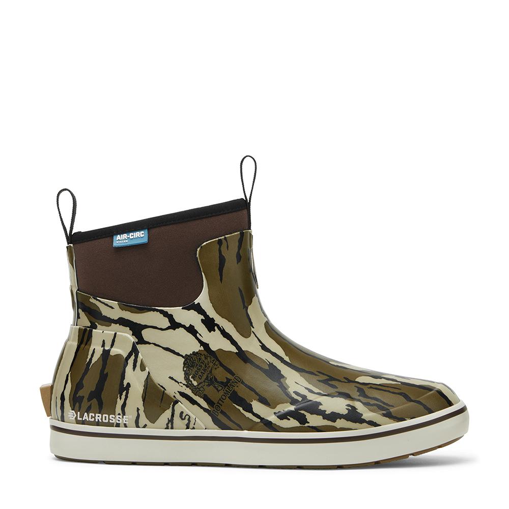 LaCrosse Men's Mossy Oak Original Bottomland Alpha Deck Slip-Resistant Boot Size 10