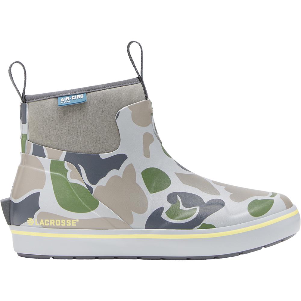 Women's LaCrosse Alpha Deck 6'' Boot in Seagrass Duck Camo - Size 10M