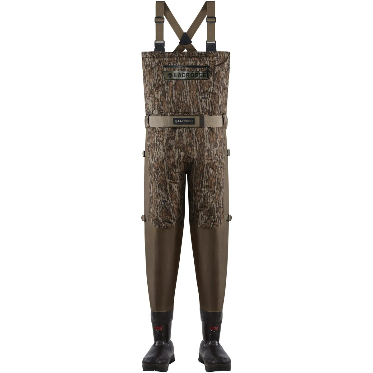 LaCrosse Alpha Swampfox Mossy Oak Bottomland 1000G Insulated Breathable Wader Size 12