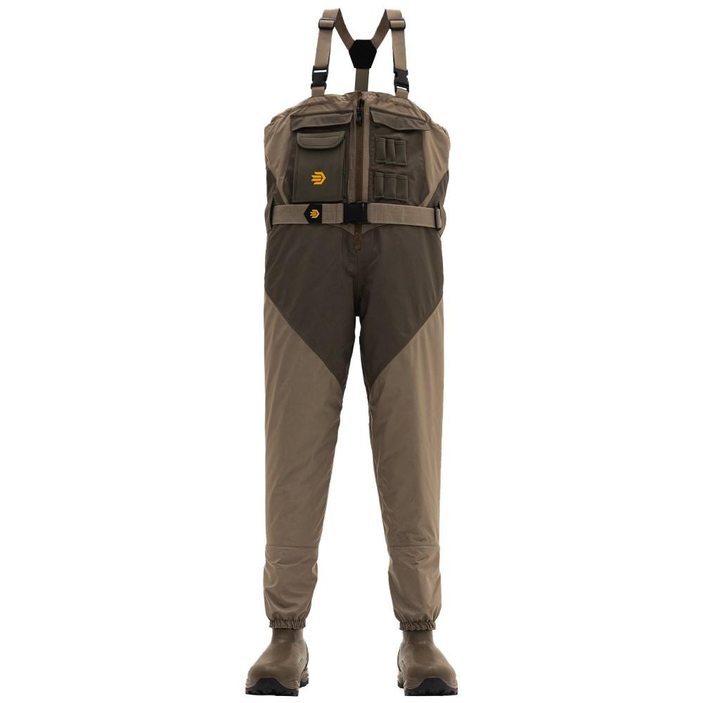 LaCrosse Alpha Agility Select Zippered Waders 1600G Insulated Brown Size 8