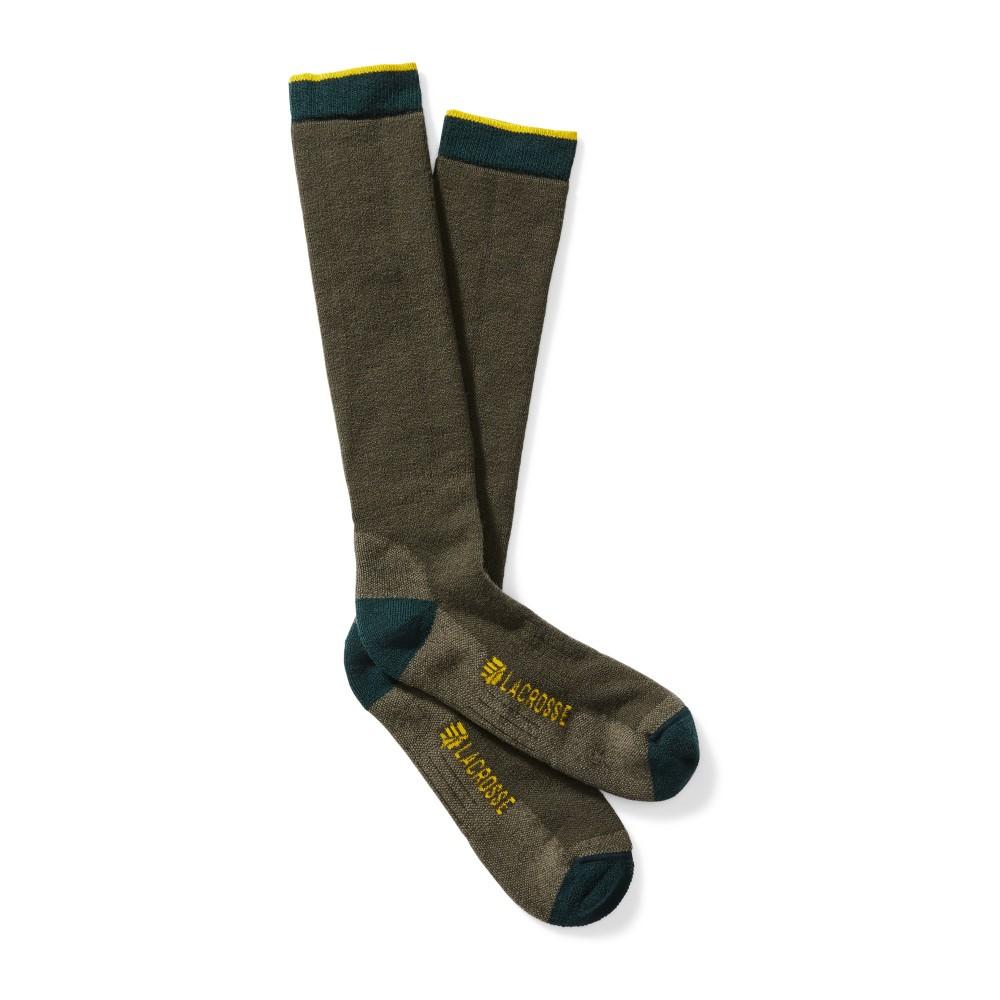 LaCrosse Merino Midweight Men's Over the Calf Boot Sock OD Green M