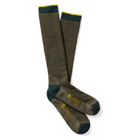 LaCrosse Men's OD Green Merino Midweight Over the Calf Socks Large