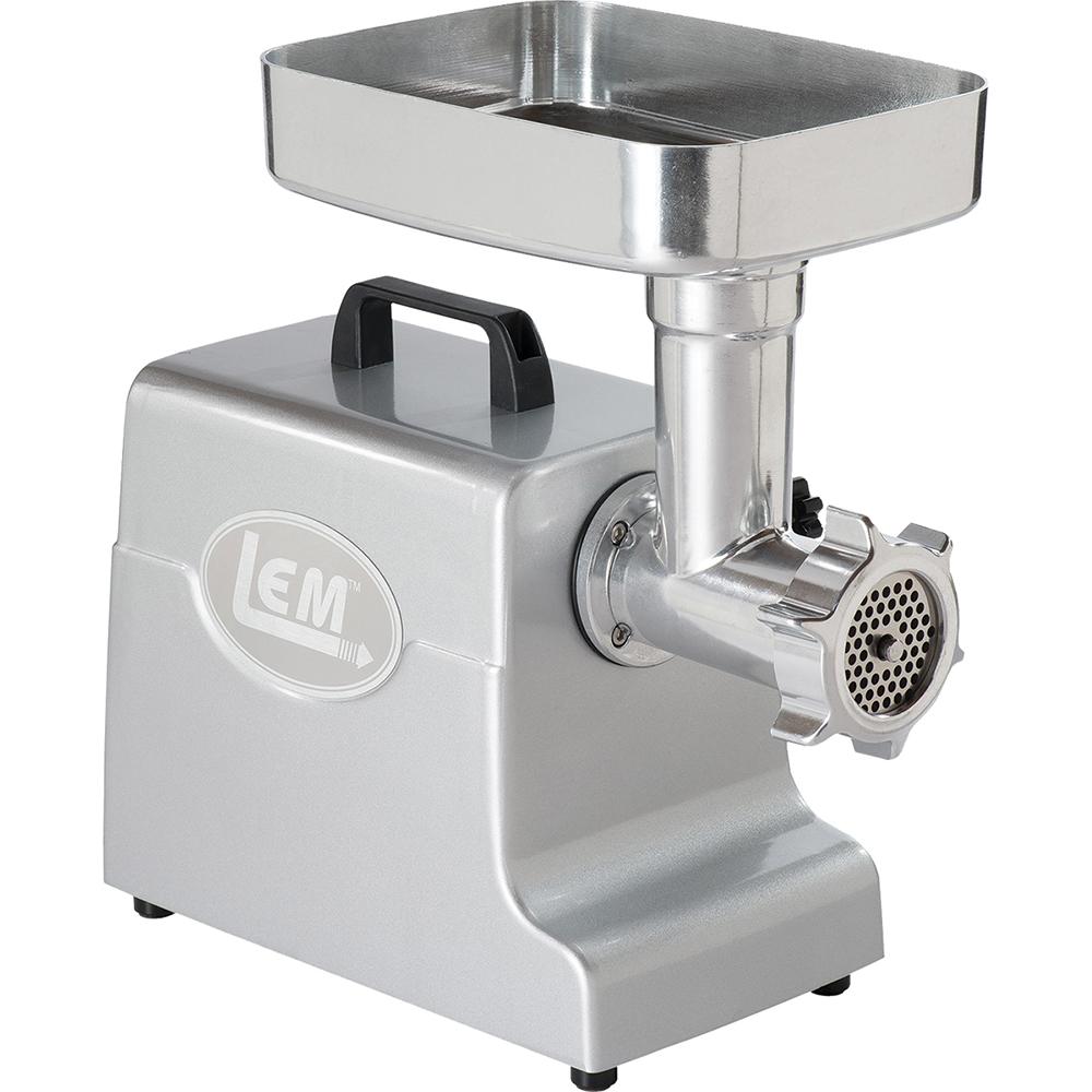 LEM Products Mighty Bite #8 Aluminum Head Electric Meat Grinder - 4-5 lbs/min