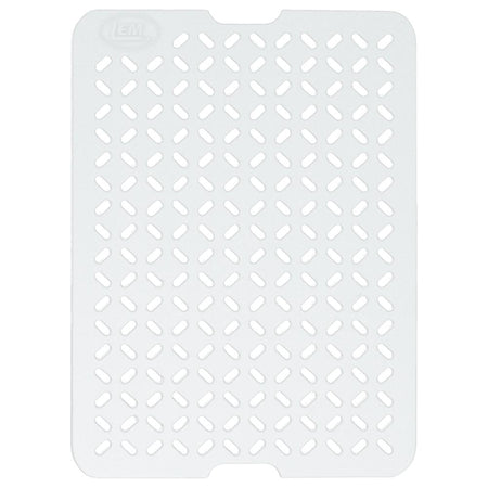 LEM Products Clear Plastic Meat Lug Drain Tray 17.375x12.75x0.75 Inch