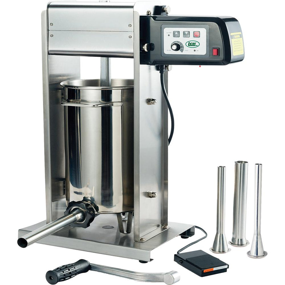 LEM Big Bite Motorized Sausage Stuffing Machine - 30 lb.