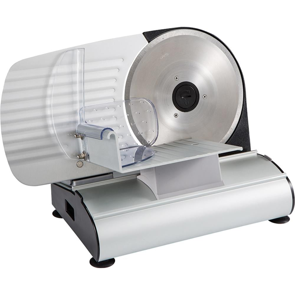 LEM Mighty Bite 8.5" Belt Driven Home Meat Slicer Serrated and Straight Blades