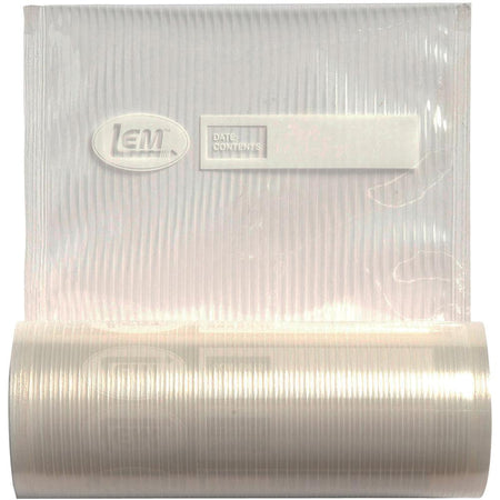 LEM MaxVac Parallel Channel Vacuum Seal Roll 11" x 16' 2-Roll Pack