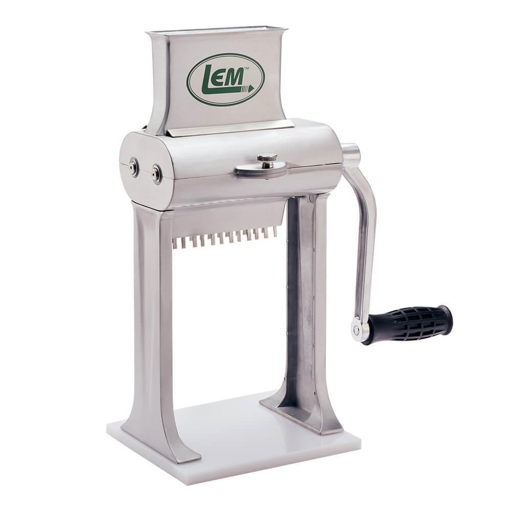 LEM Products Cast Aluminum 2-in-1 Jerky Slicer and Meat Tenderizer