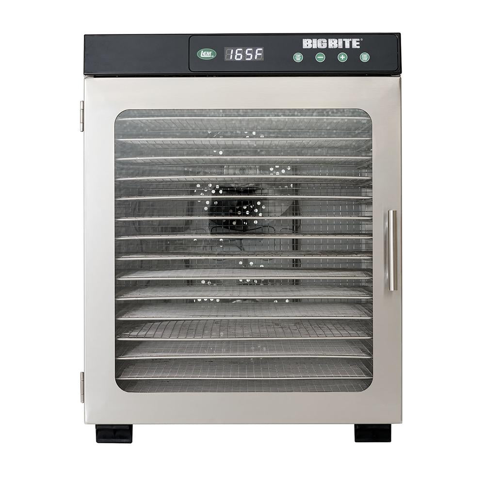 LEM BigBite 16-Tray Digital Stainless Steel Jerky Dehydrator