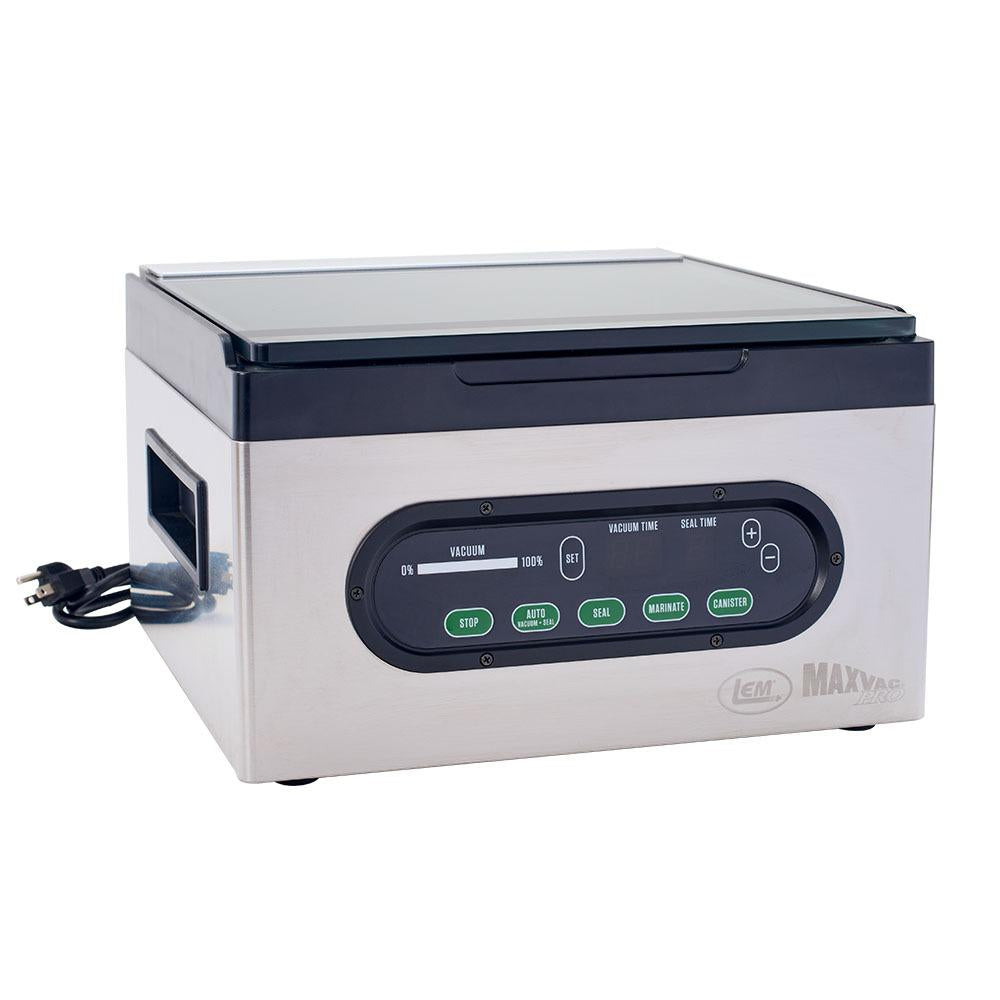 LEM Products MaxVac Pro Chamber Sealer with Marinate Function and Canister Port
