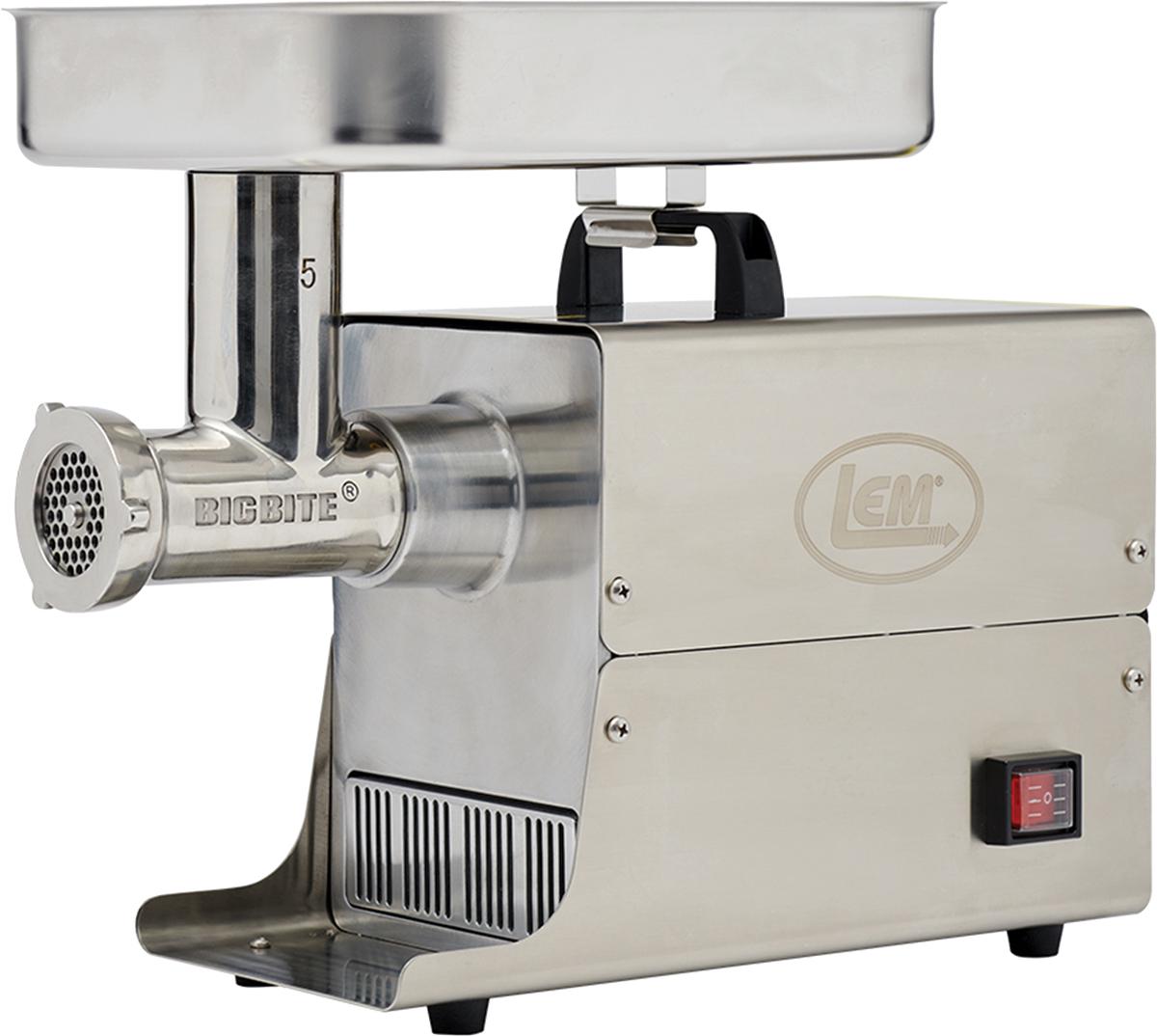 LEM Products Big Bite #5 Stainless Steel Electric Grinder 4 lbs Per Minute