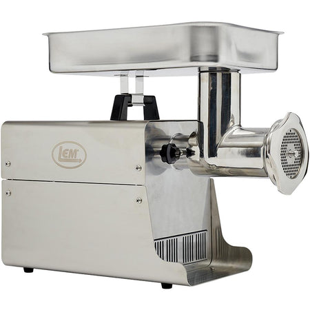 LEM Products Big Bite #32 Stainless Steel Electric Grinder 1.5 HP