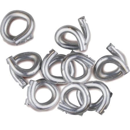 LEM Products 100-Count 3/8 Inch Hog Rings for Casing and Bag Closure