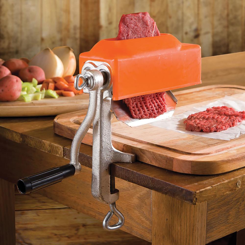 LEM Products Clamp-On Meat Tenderizer Cast Iron Dual Roller
