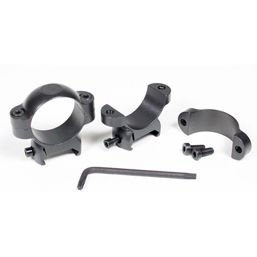 Leupold 1" Medium Matte LRW Cross-Slot Steel Scope Rings 2-Piece