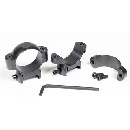 Leupold 1" Medium Matte LRW Cross-Slot Steel Scope Rings 2-Piece