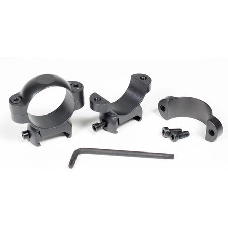 Leupold 1" High Matte LRW Cross-Slot Steel Scope Rings 2-Piece