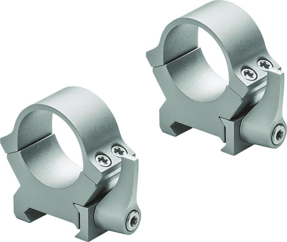 Leupold 2-Piece QRW2 Weaver-Style Precision-Fit Scope Rings 1" High Silver