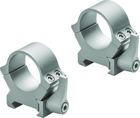 Leupold 2-Piece QRW2 Weaver-Style Precision-Fit Scope Rings 1" High Silver