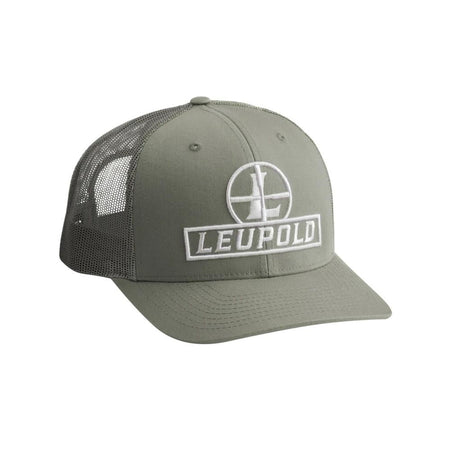 Leupold Reticle Adjustable Trucker Hat Loden Green
