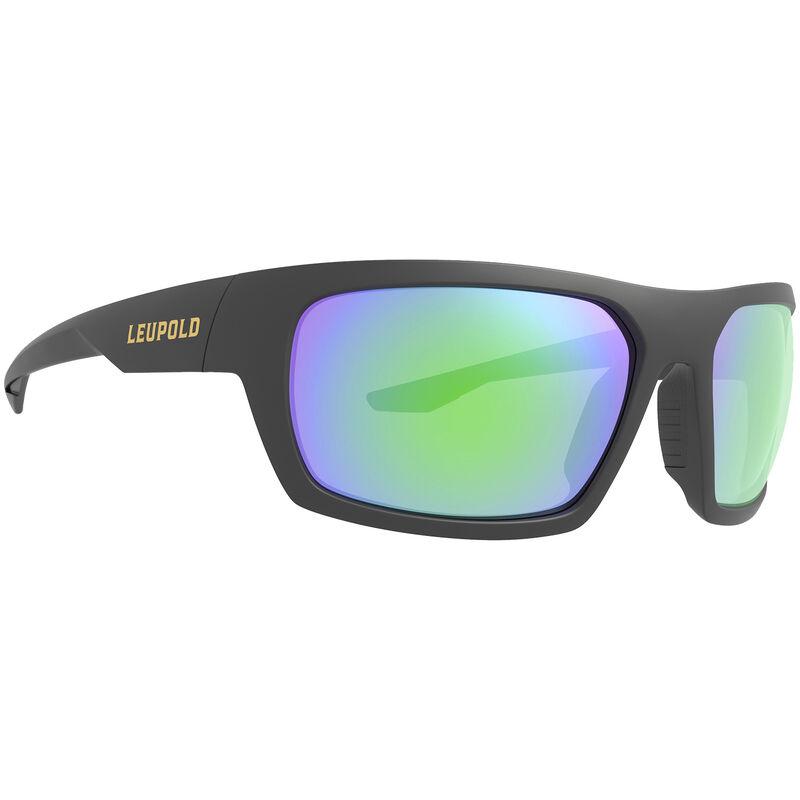 Leupold Packout Sport Sunglasses Matte Black with Emerald Mirror Coating