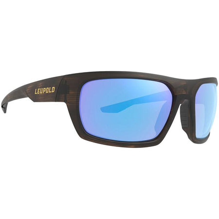 Leupold Packout Sport Shooting Sunglasses Tortoise Frame Blue Mirror