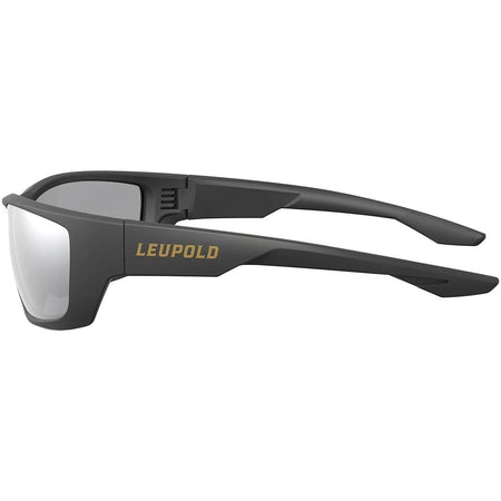 Leupold Cheyenne Sunglasses Black Matte Frame Shadow Gray Flash