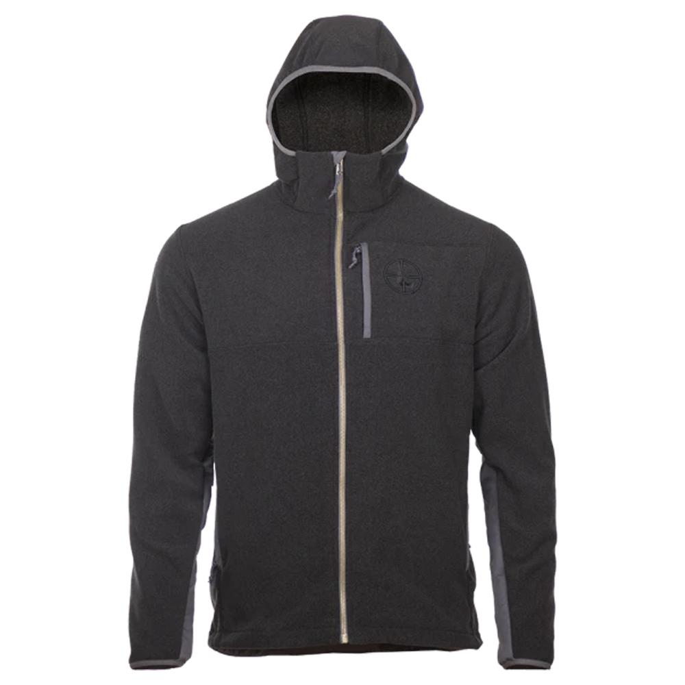 Leupold Make Ready Hooded Full-Zip Fleece Iron Gray Size 2XL