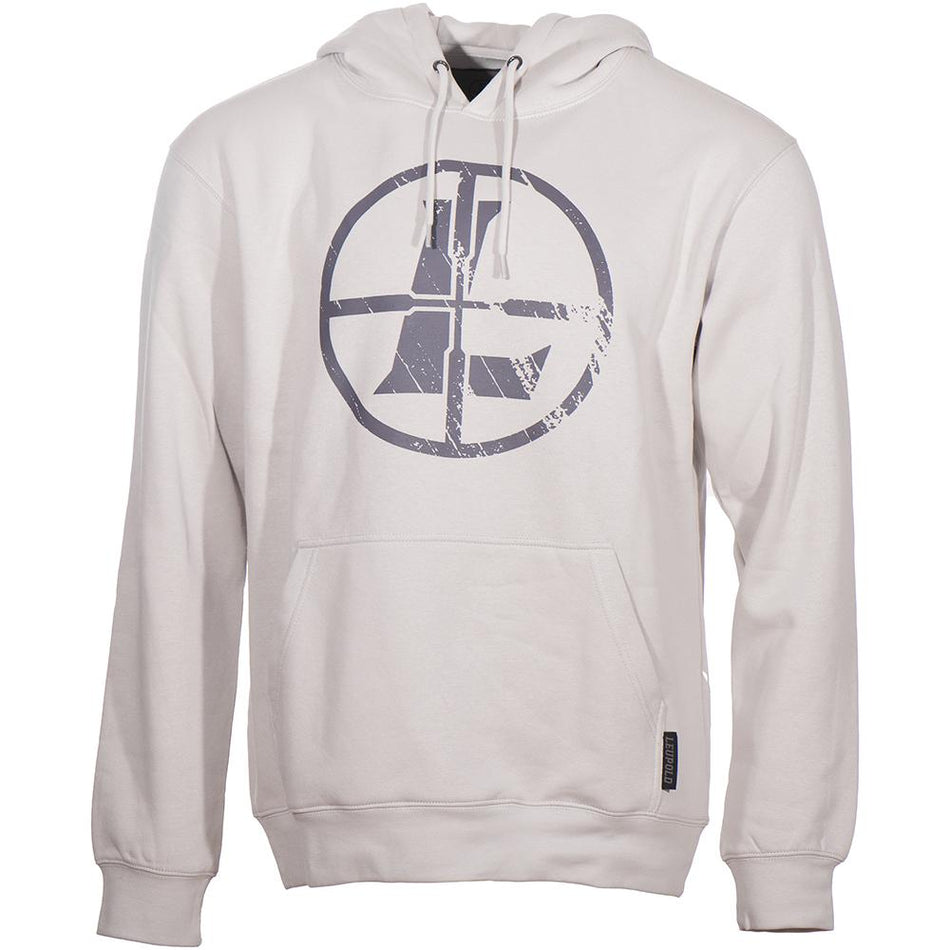 Leupold Iconic Logo Distressed Reticle Hoodie Bone S