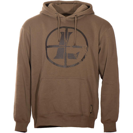 Leupold Distressed Reticle Graphic Hoodie Sweatshirt Otter XL