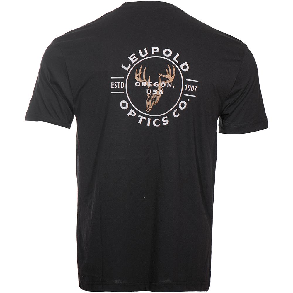 Leupold Buck Country Cotton Blend Short Sleeve Shirt Black L