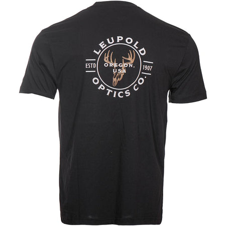 Leupold Buck Country Tee Short Sleeve Black Size 2XL