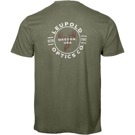 Leupold Buck Country Short Sleeve T-Shirt Olive Large