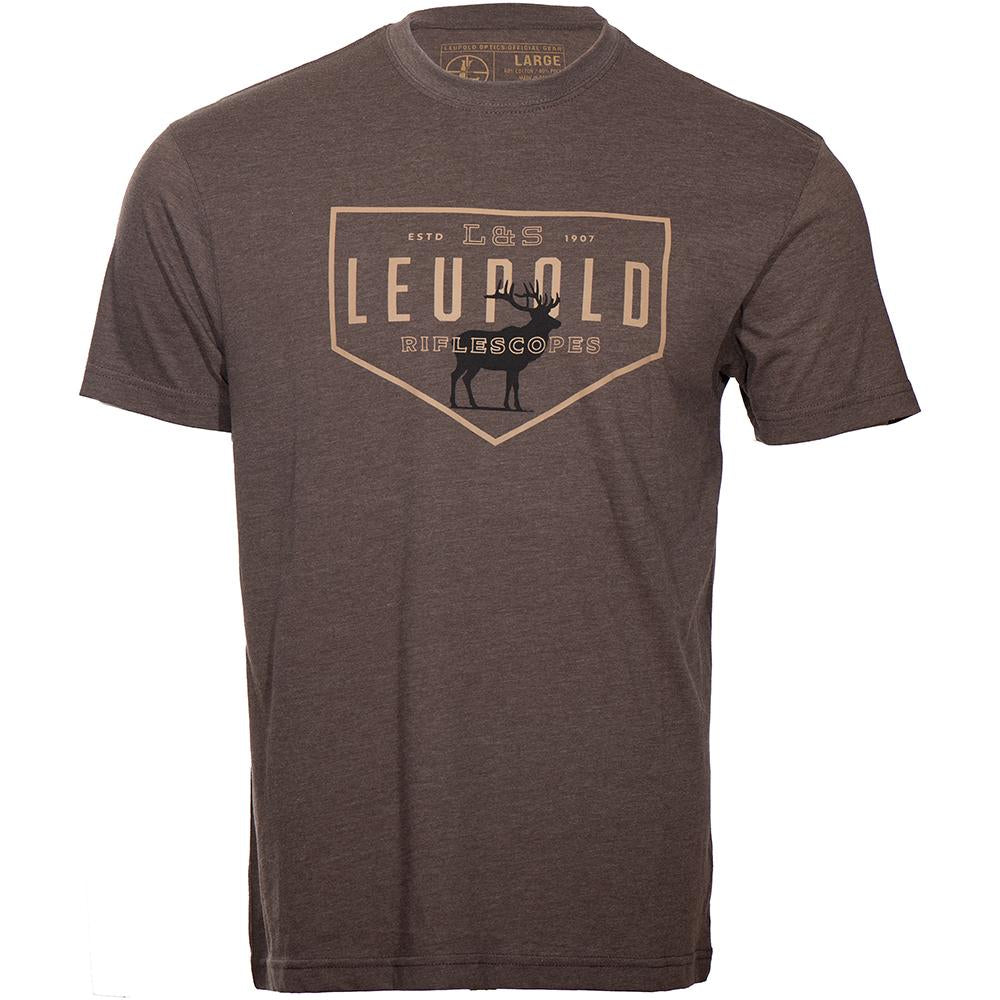 Leupold Bull Elk Short Sleeve Shirt X-Large Espresso Color