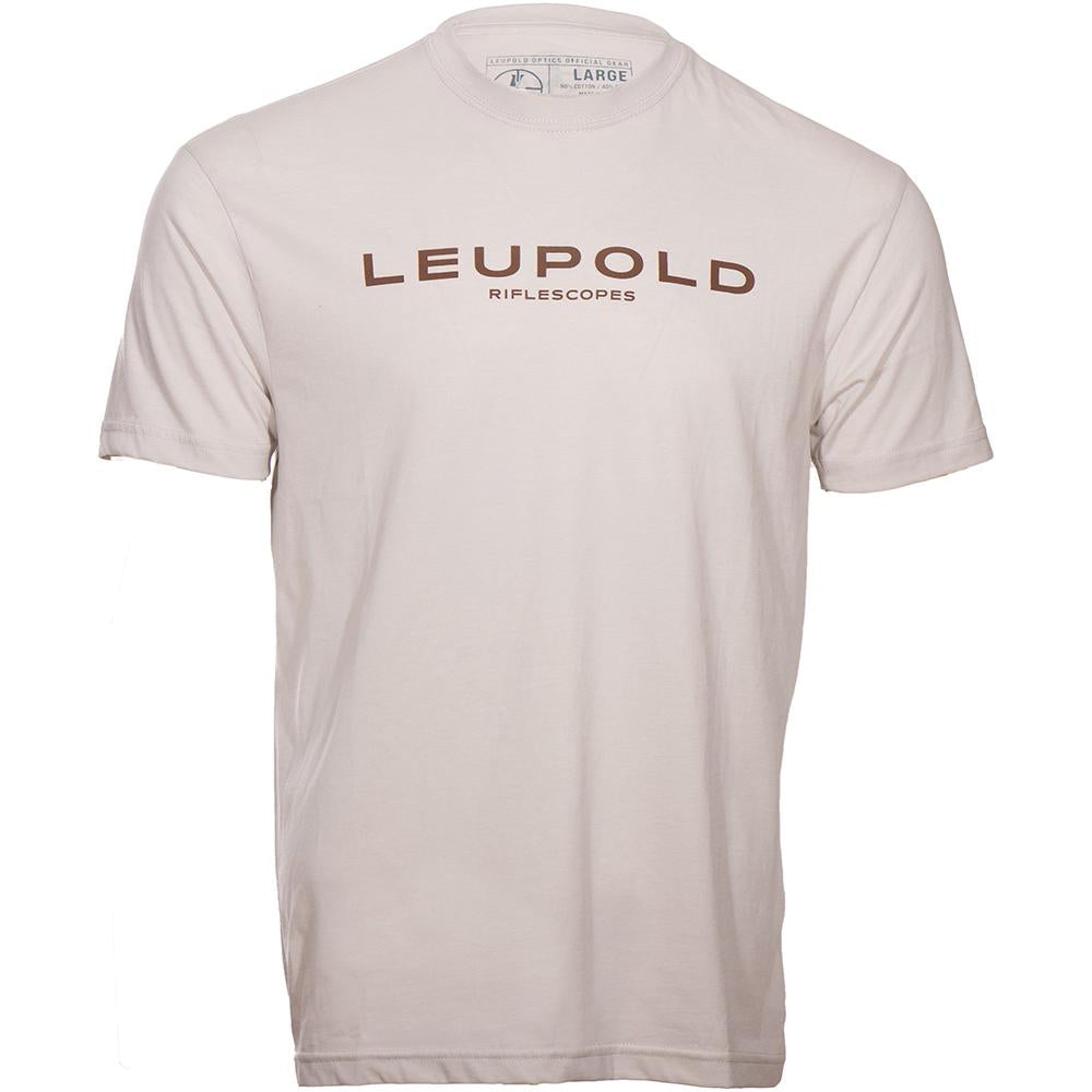 Leupold Riflescopes Branded Short Sleeve Tee Sand M