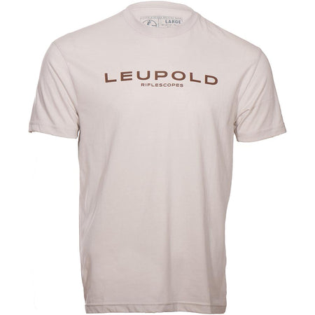 Leupold Riflescopes Branded Short Sleeve Shirt Sand 2XL