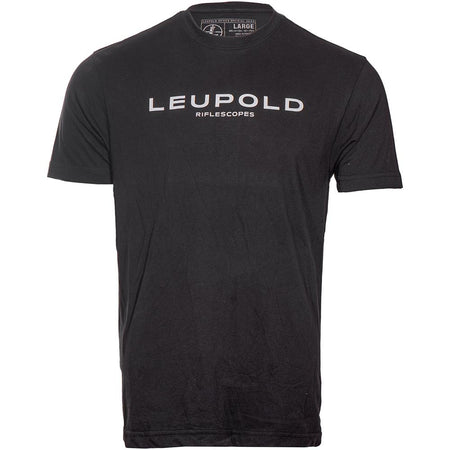 Leupold Riflescopes Branded Short Sleeve Cotton Poly Shirt Black L