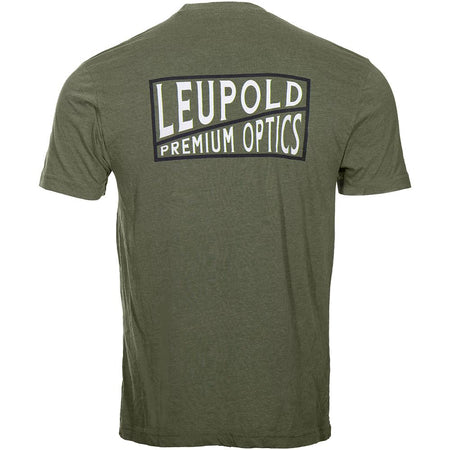 Leupold Premium Optics Short Sleeve Tee Light Olive Size 2XL