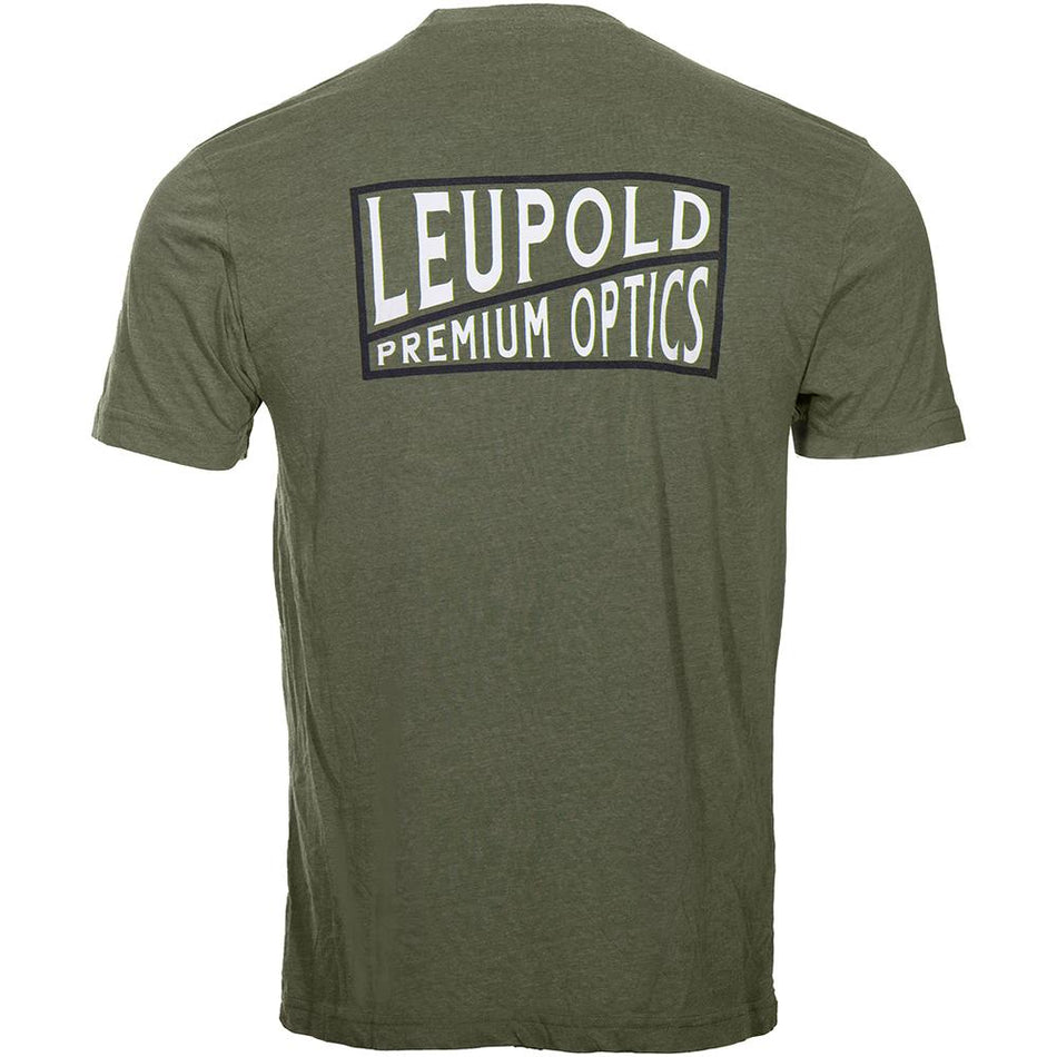 Leupold Premium Optics Short Sleeve Tee Light Olive Size 2XL