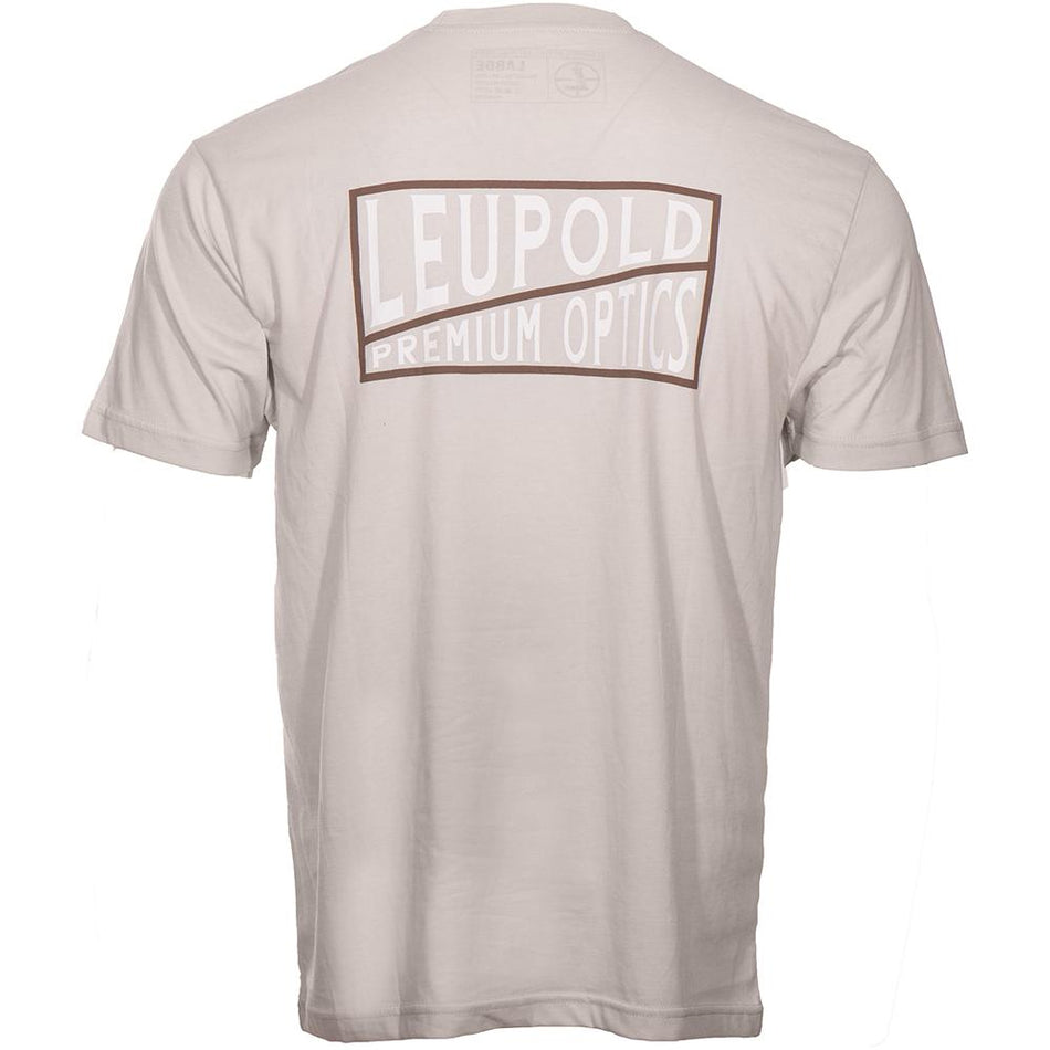 Leupold Short Sleeve Premium Optics Tee Shirt Sand Medium