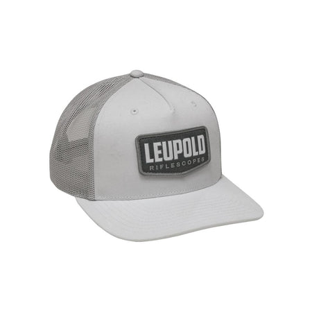 Leupold Riflescopes White Trucker Hat Mid-Profile Snapback