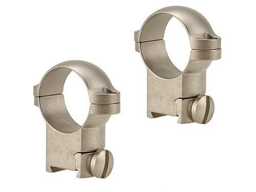Leupold Solid Steel Sako Ring Mounts - 1" High Silver Finish